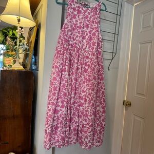 Charming sleeveless Nordstrom Pink Cotton Summer Dress XL or 1X new with tags